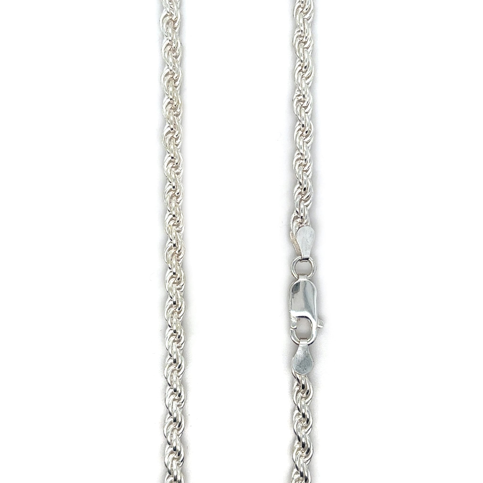 Rope chain hol zilver 4 mm-4