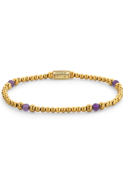 Touch of Purple Glam Rocks - 4mm S
