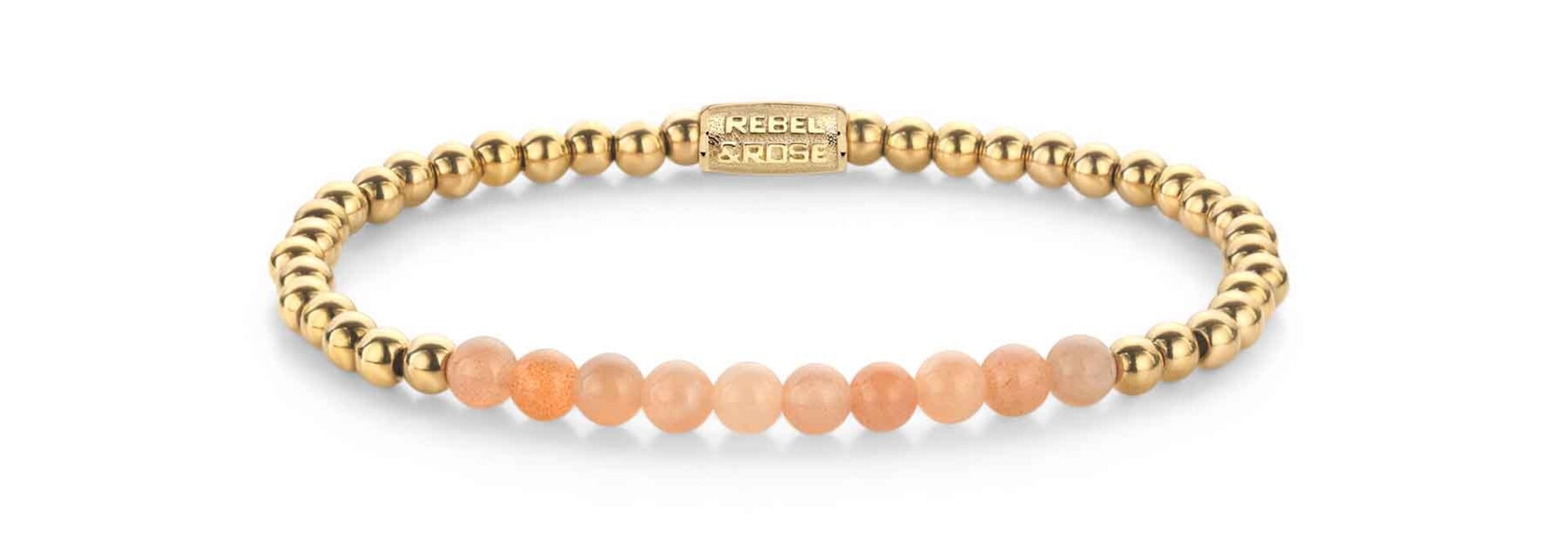 Sunstone meets Yellowgold - 4mm S