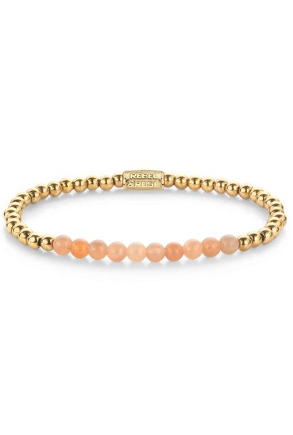 Sunstone meets Yellowgold - 4mm S