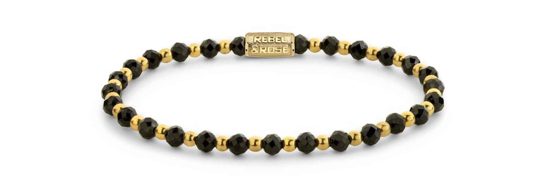 Mix Black Glam Rocks gold-coloured - 4mm S