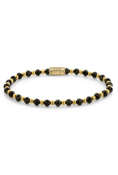 Mix Black Glam Rocks gold-coloured - 4mm S