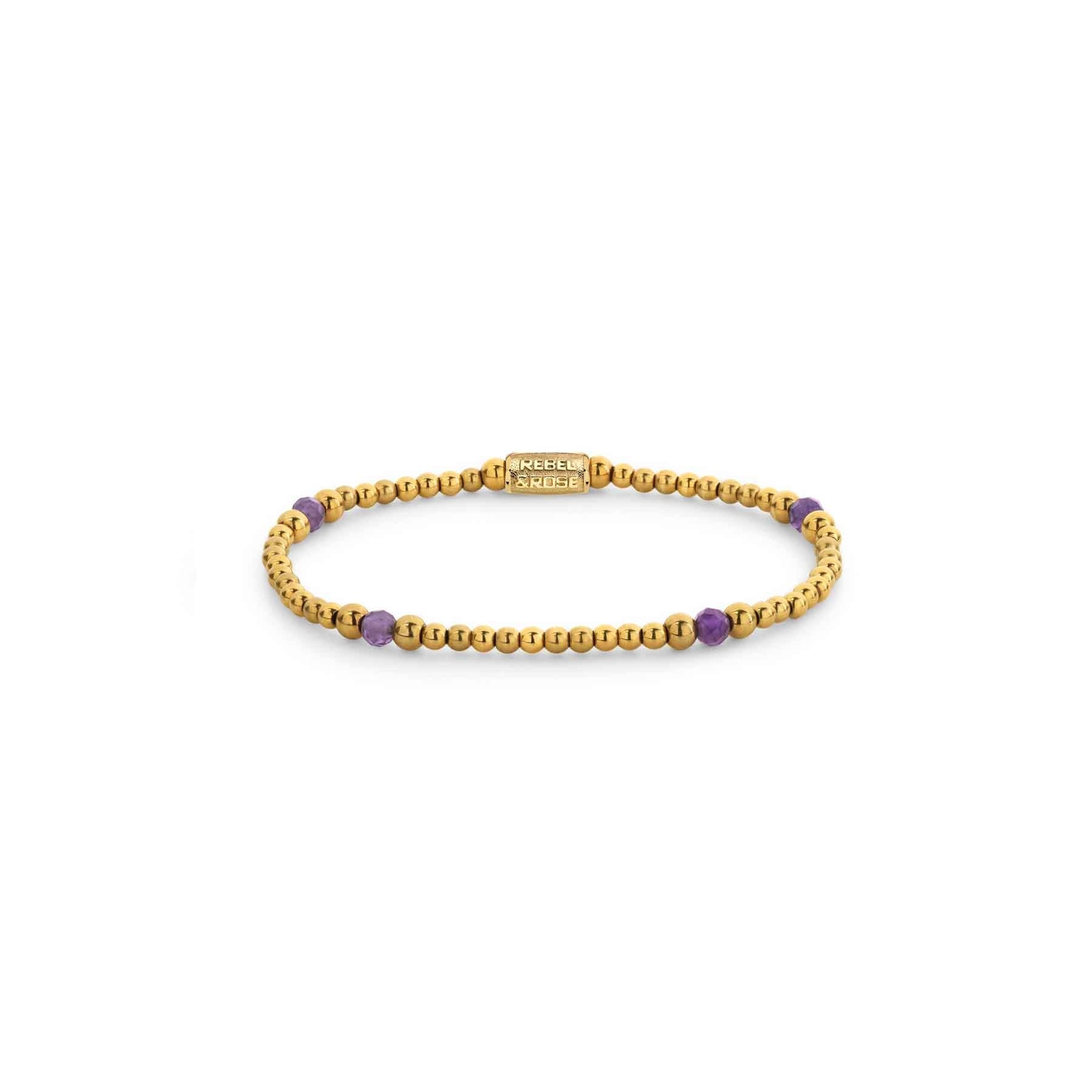 Mix Glass Rocks Tiger gold-coloured - 4mm S-1