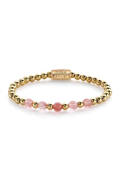 Yellowgold meets Cherry Rose - 6mm S