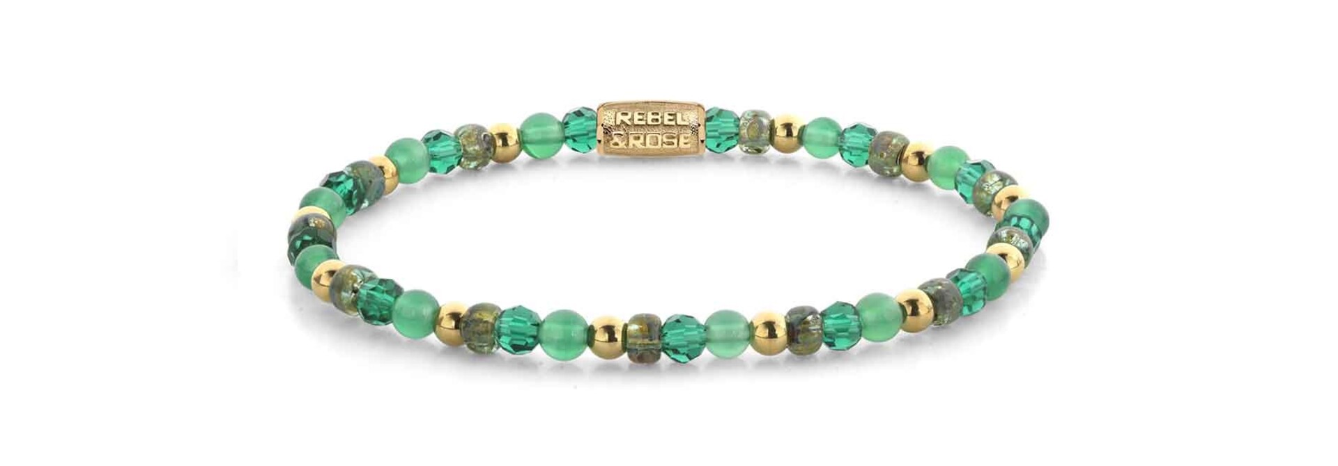 Green Morning Glam Rocks - 4mm S