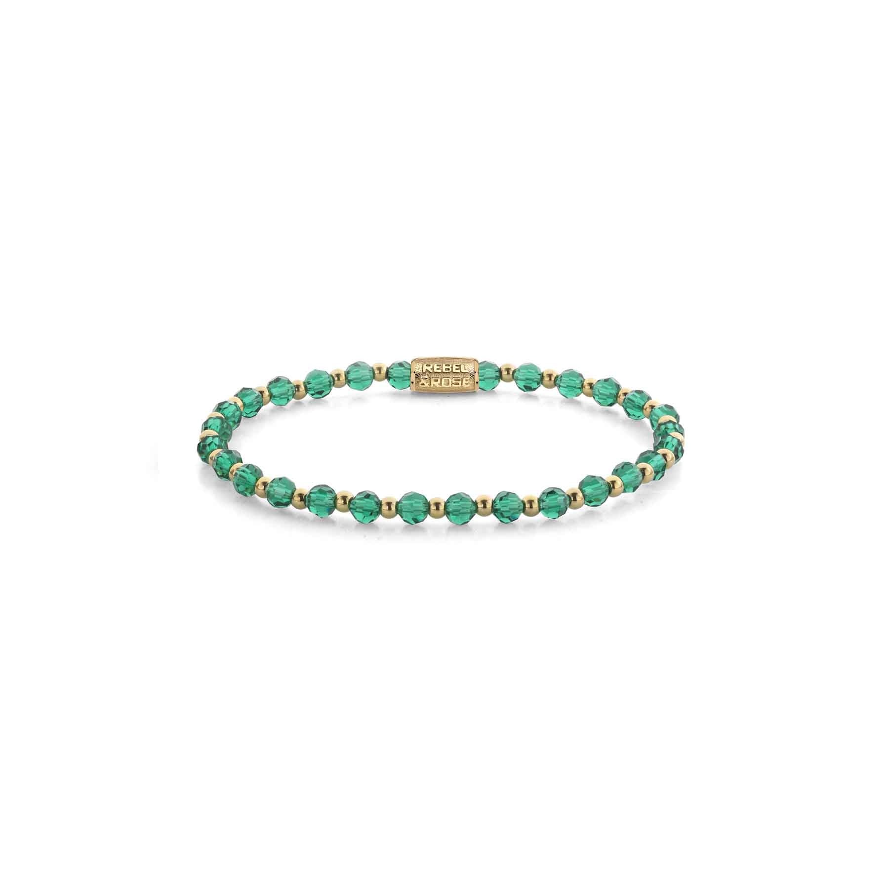 Mix Green Morning Glam Rocks - 4mm S-1