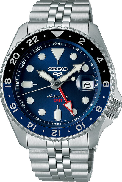 Seiko Seiko 5 Sports Heren Automaat GMT SSK003K1