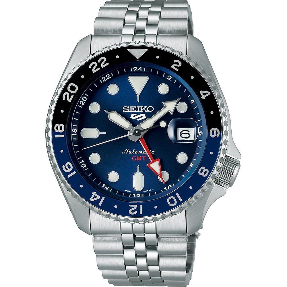 Seiko Seiko 5 Sports Heren Automaat GMT SSK003K1-1