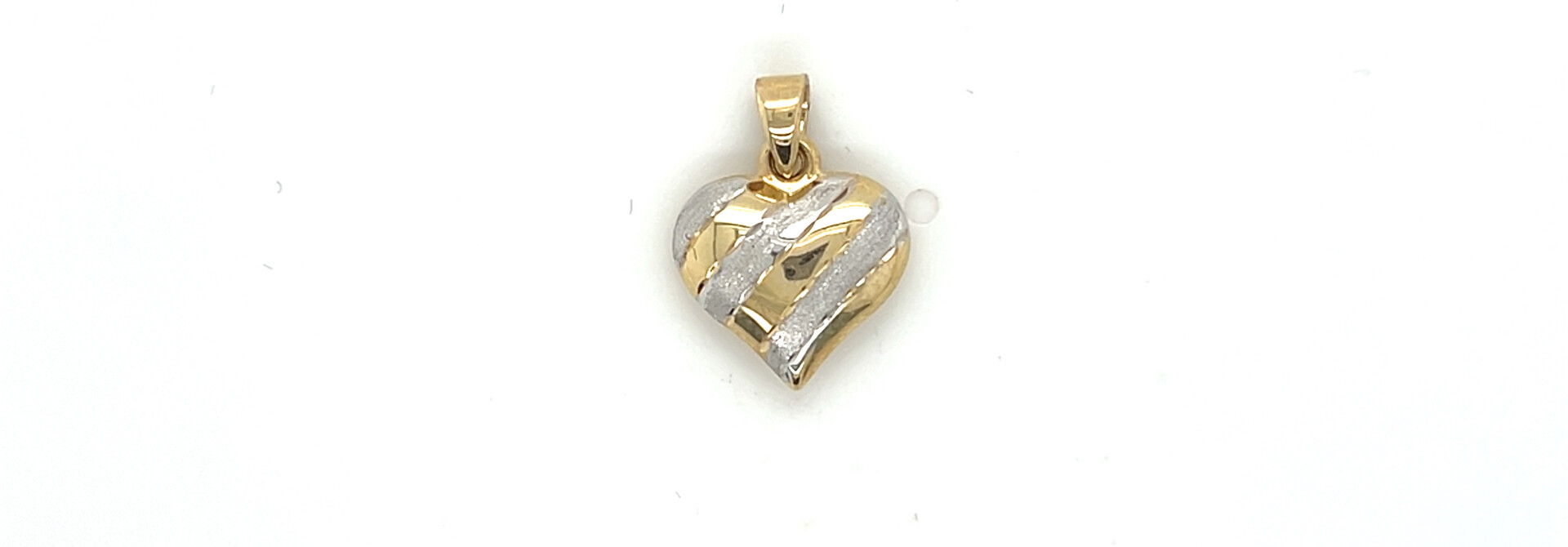 Hanger bol hart bicolor