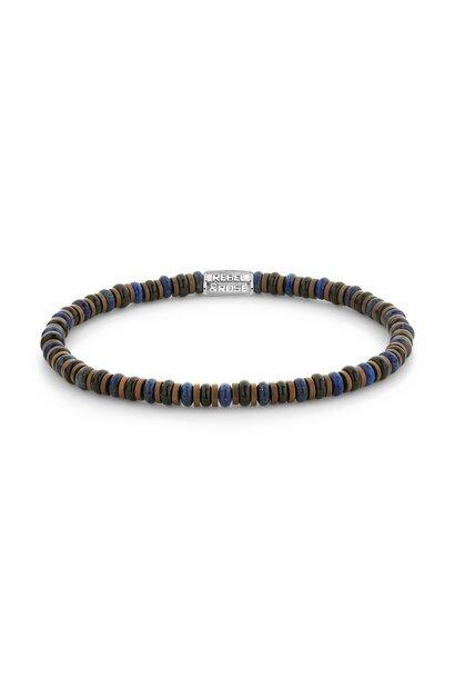 Slices - Mixed Blue - 4mm L