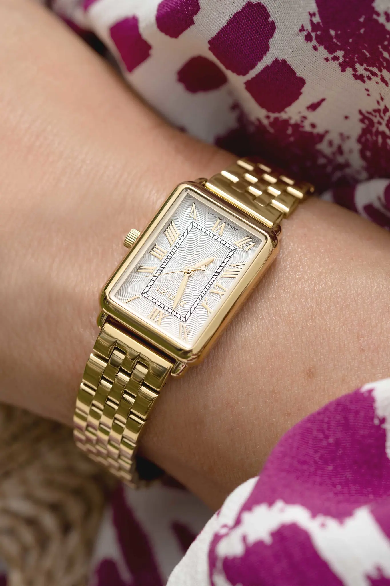 ZINZI Elegance horloge 28mm witte wijzerplaataat gg.stalen band-2