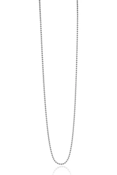 ZINZI zilveren bol collier