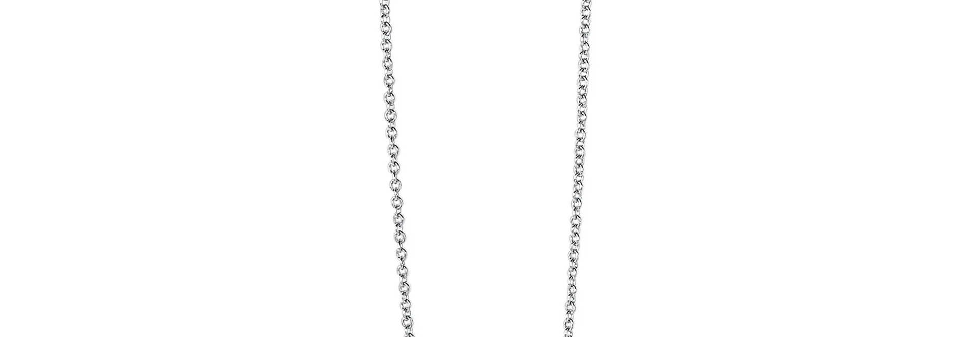 ZINZI zilveren anker collier 45 cm
