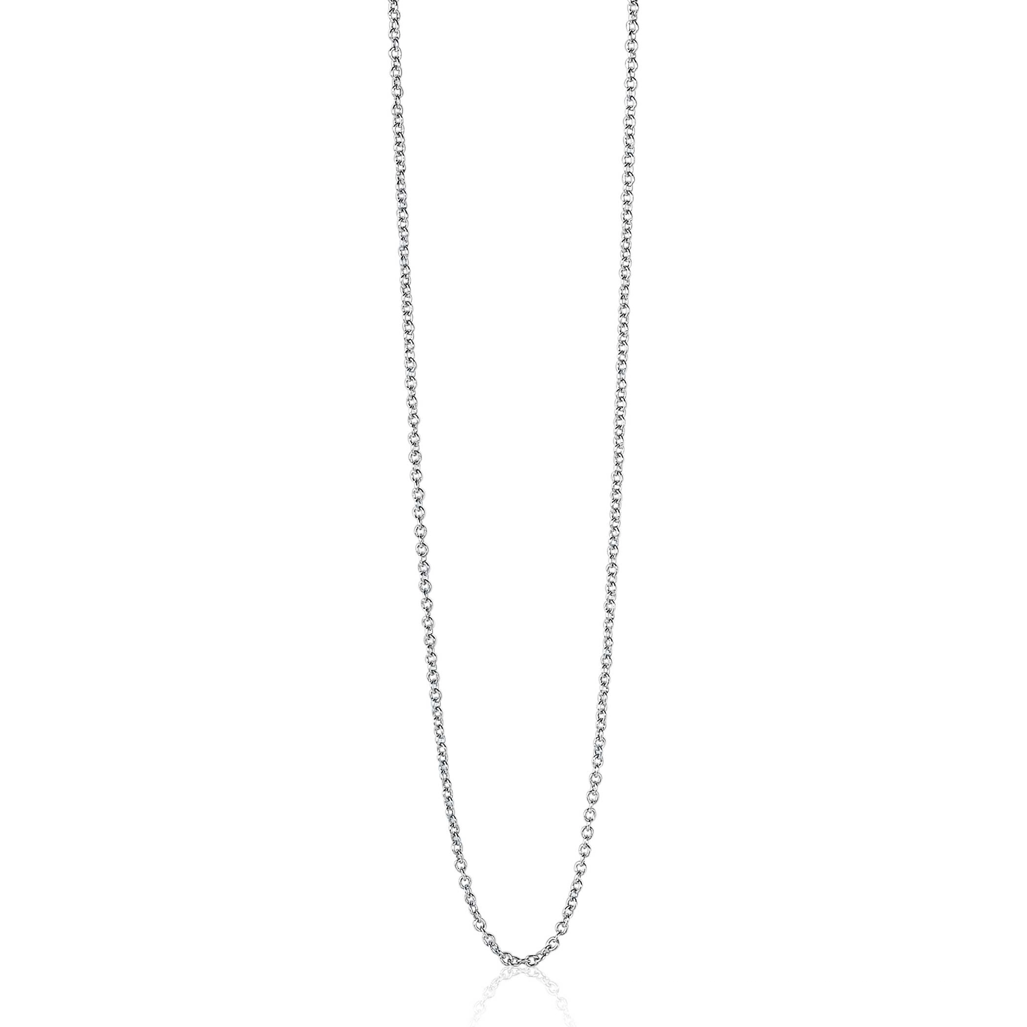ZINZI zilveren anker collier 42 cm-1