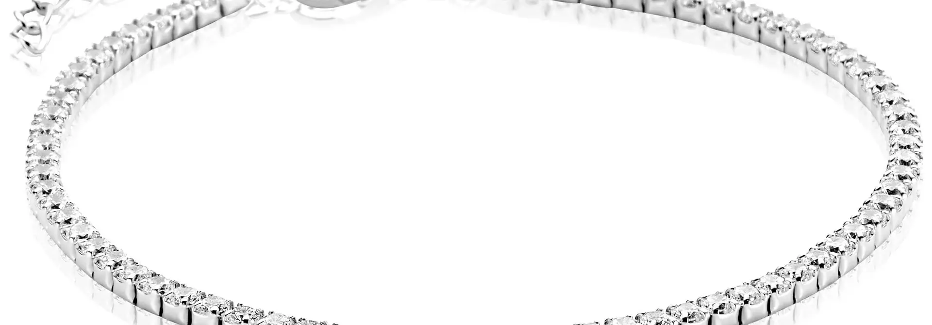 ZINZI zilveren tennis armband zirkonia's
