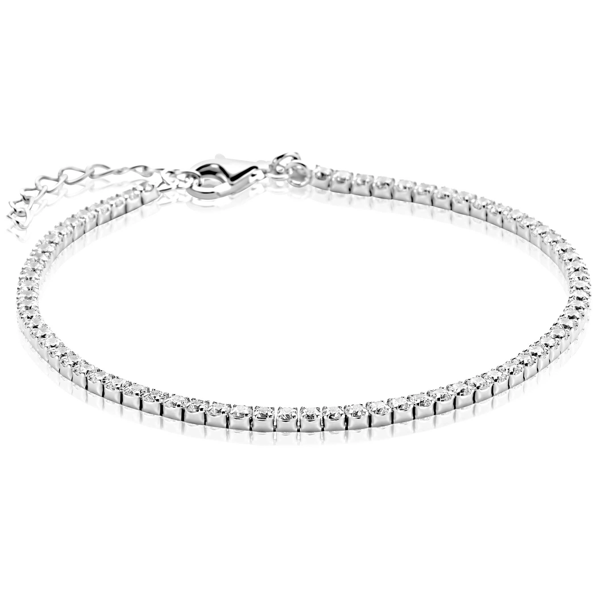 ZINZI zilveren tennis armband zirkonia's-1
