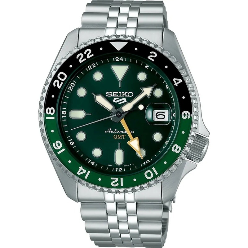 Seiko Seiko 5 Sports Heren Automaat GMT SSK035K1-1
