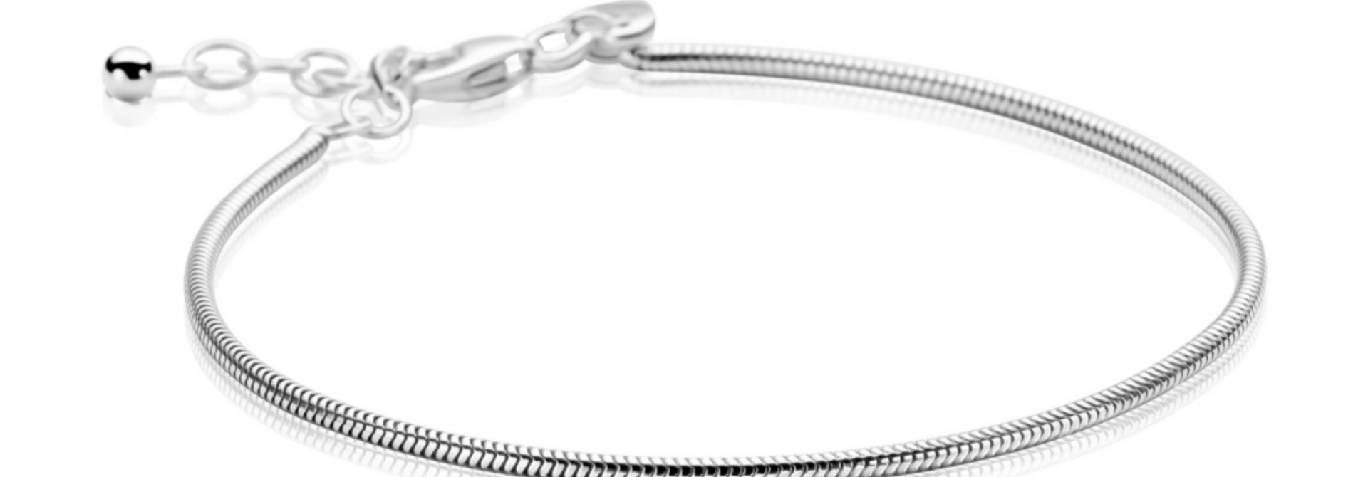 ZINZI zilveren slangen armband rond 1.7mm