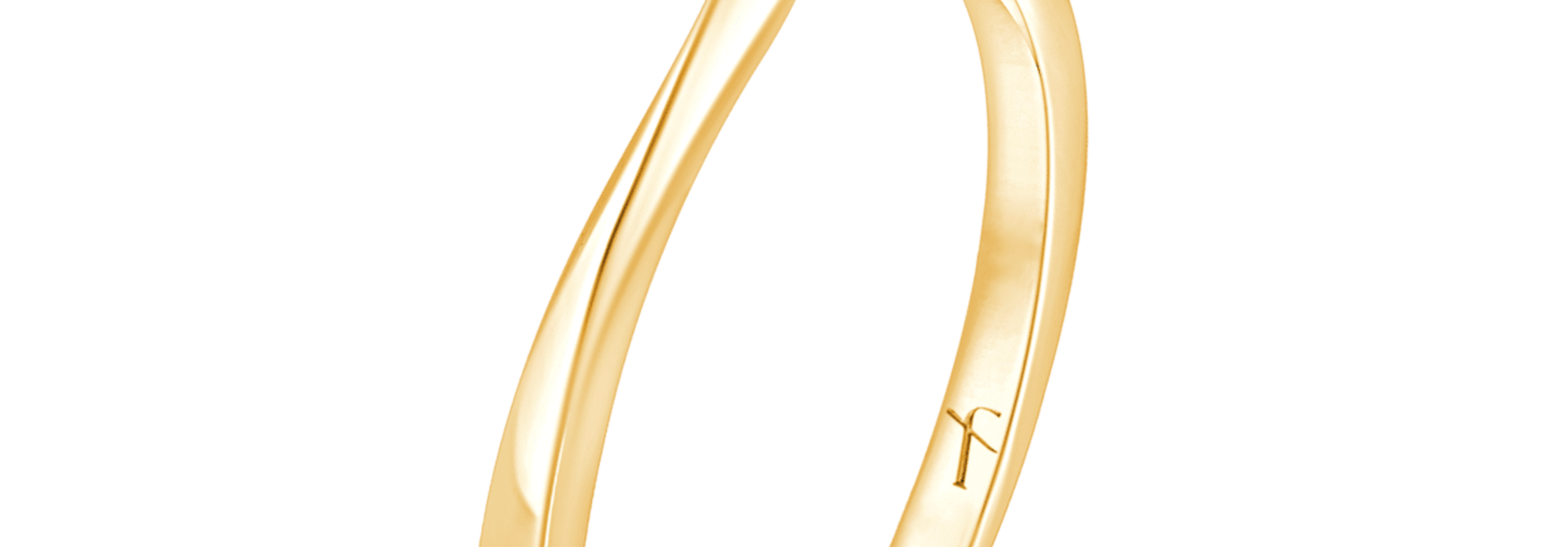Fyere AVA 14 karaat gouden ring met ovaal geslepen lab-grown diamant 0,50 ct