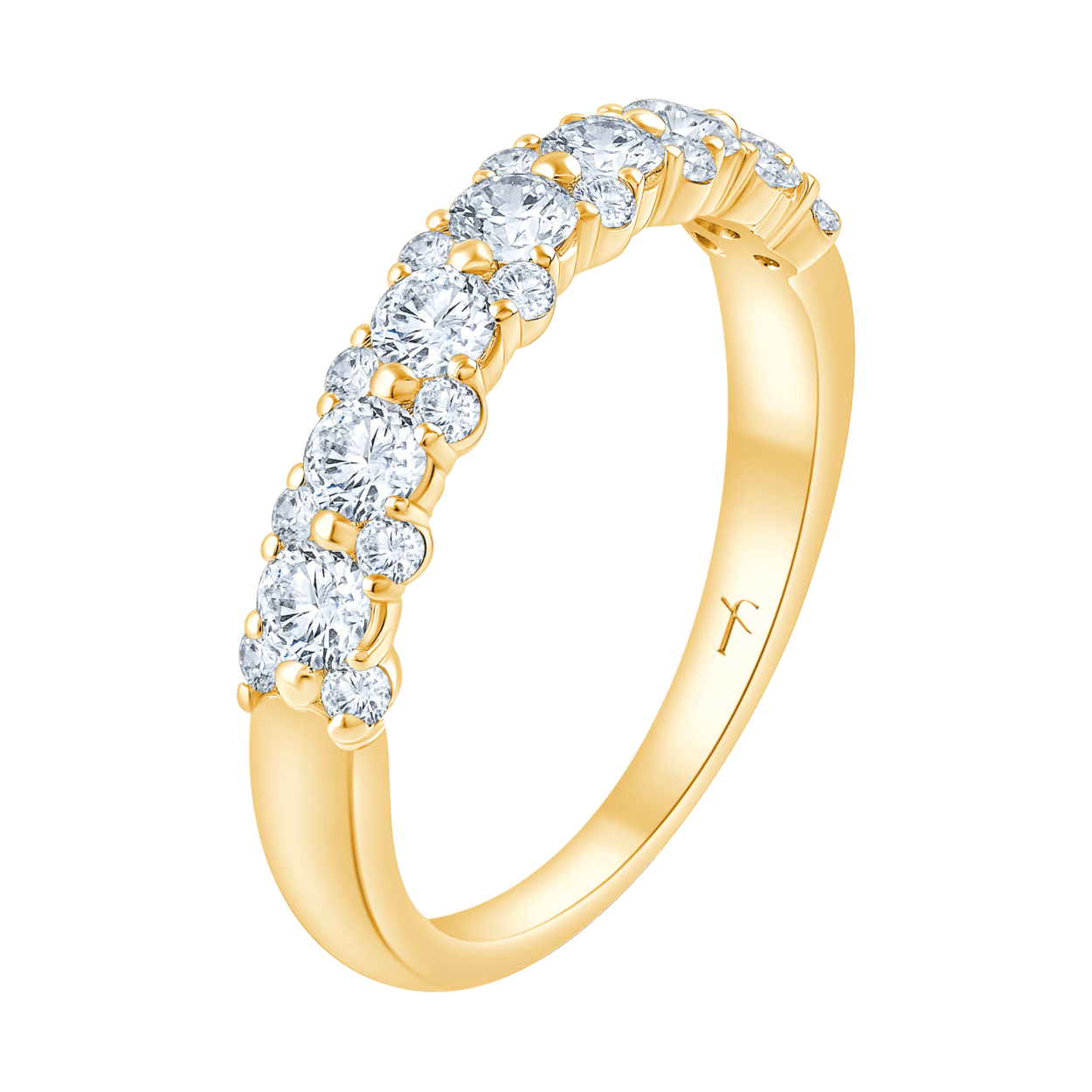 Fyere APRIL 14 karaat gouden ring met lab-grown diamanten 0,80 ct-1