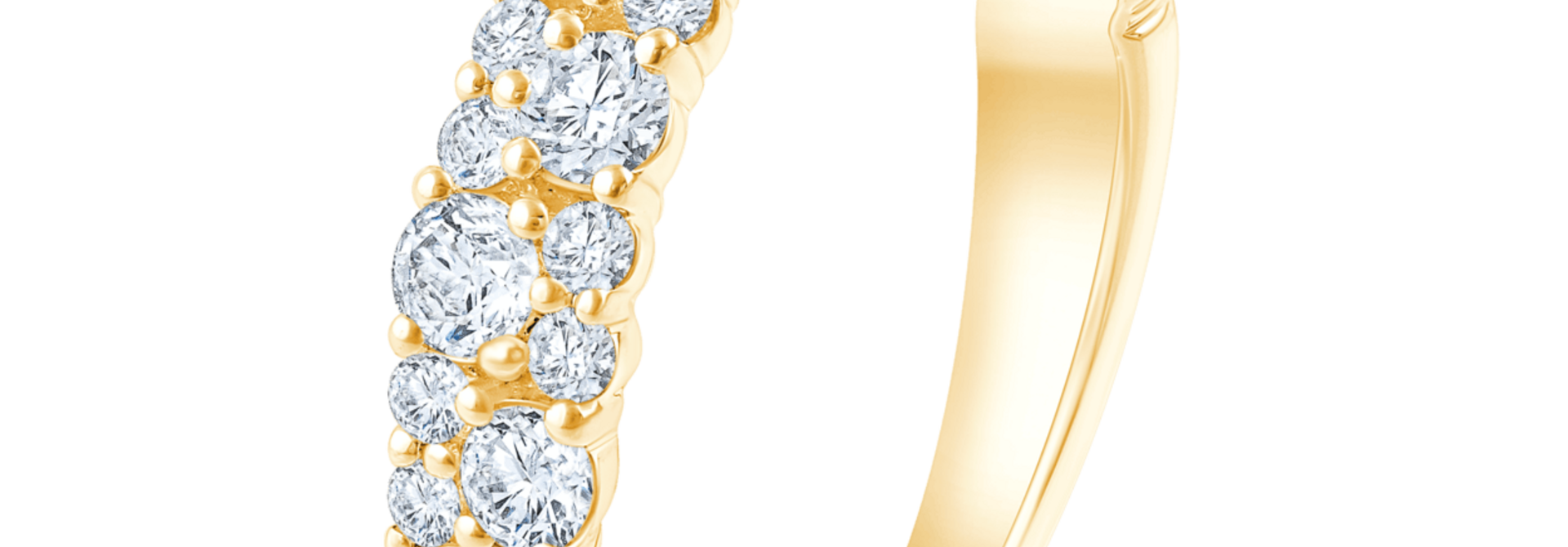 Fyere ARIZONA 14 karaat gouden ring met lab-grown diamanten 0,75 ct