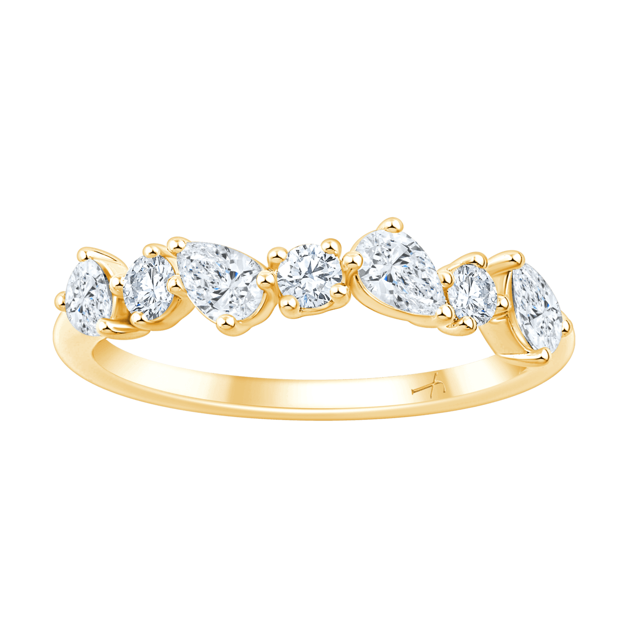 Fyere ANTONIA 14 karaat gouden ring met lab-grown diamanten 0,60 ct-2