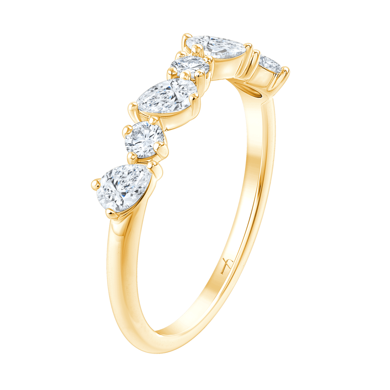 Fyere ANTONIA 14 karaat gouden ring met lab-grown diamanten 0,60 ct-1