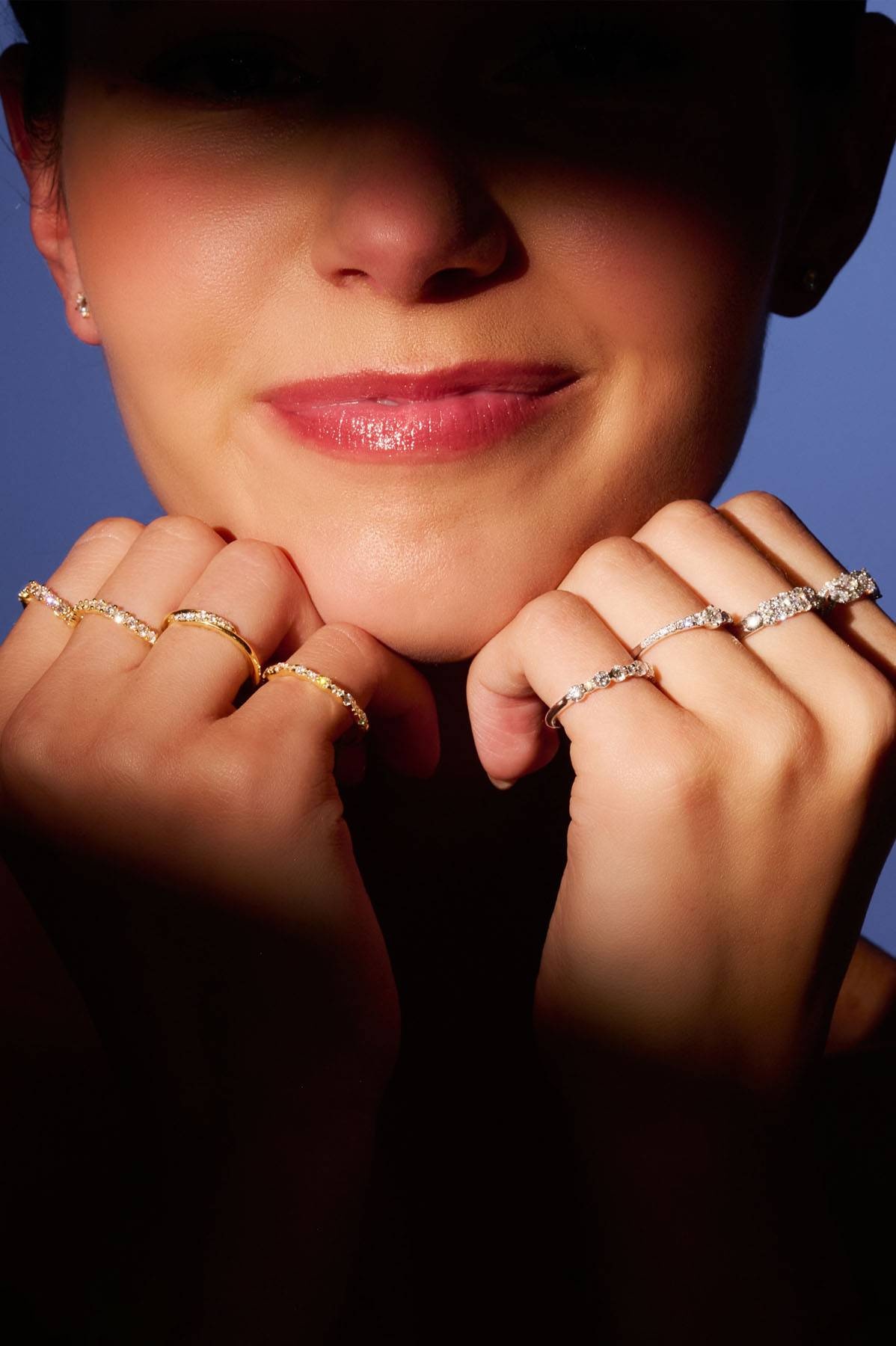 Fyere ANOUK 14 karaat gouden ring met lab-grown diamanten 0,20 ct-3