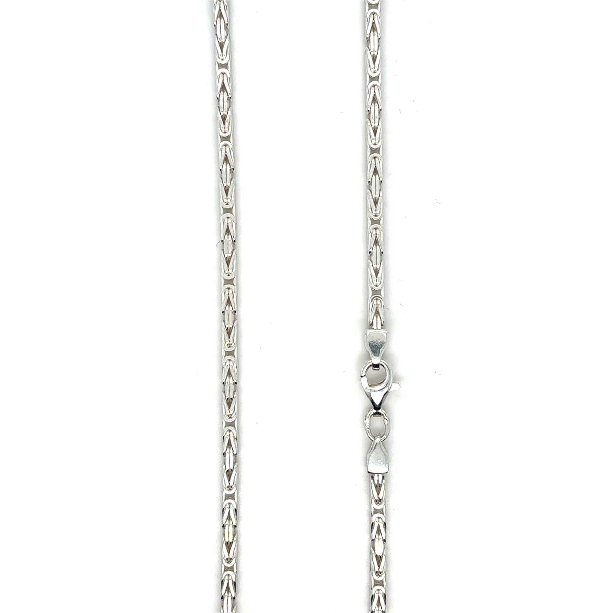 Ketting zilver koningsschakel-2