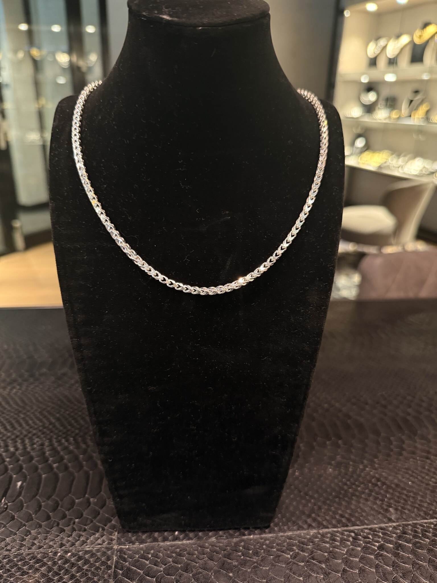 Ketting zilver vossenstaart-2