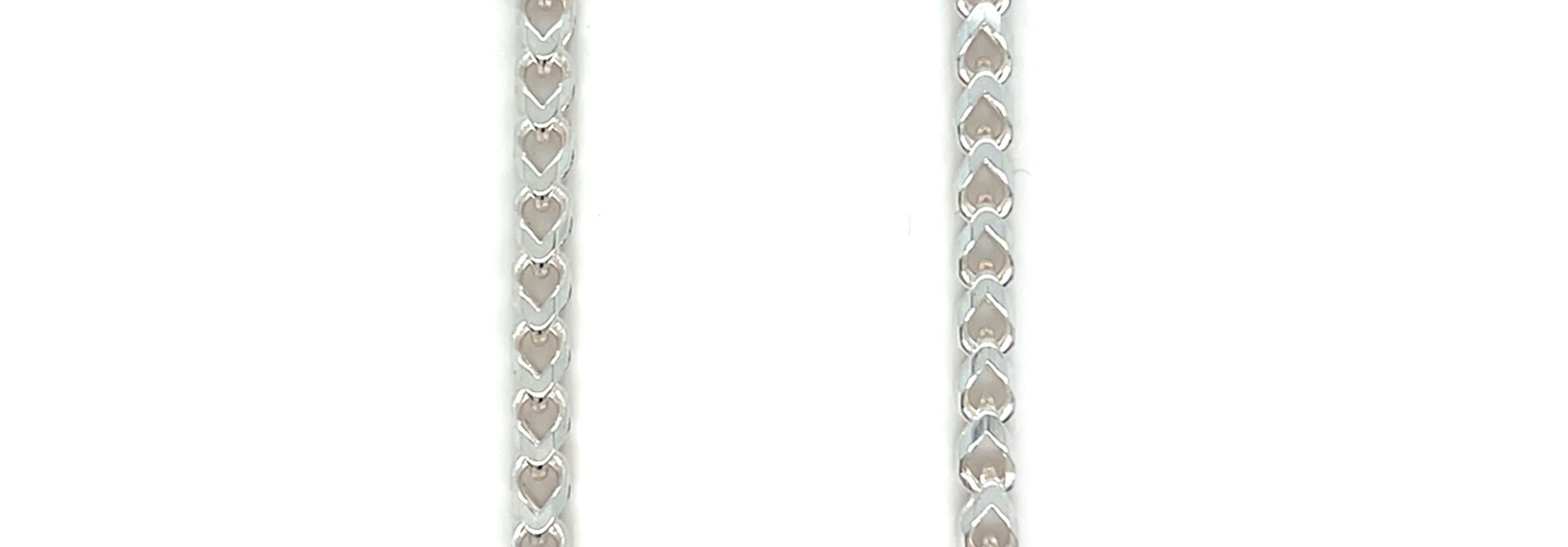 Ketting zilver vossenstaart