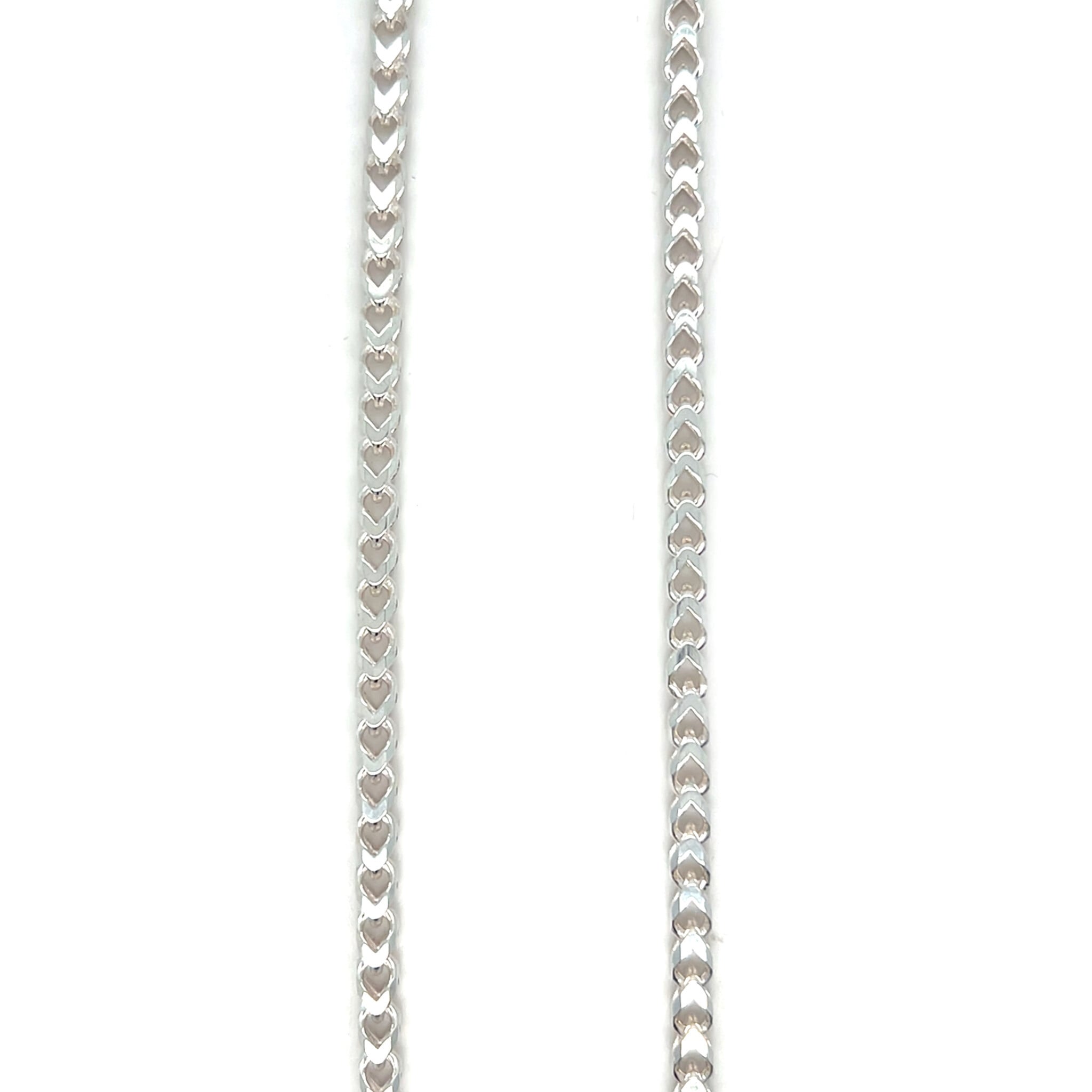 Ketting zilver vossenstaart-1
