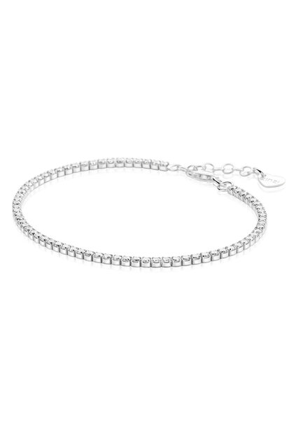 ZINZI zilveren tennisarmband