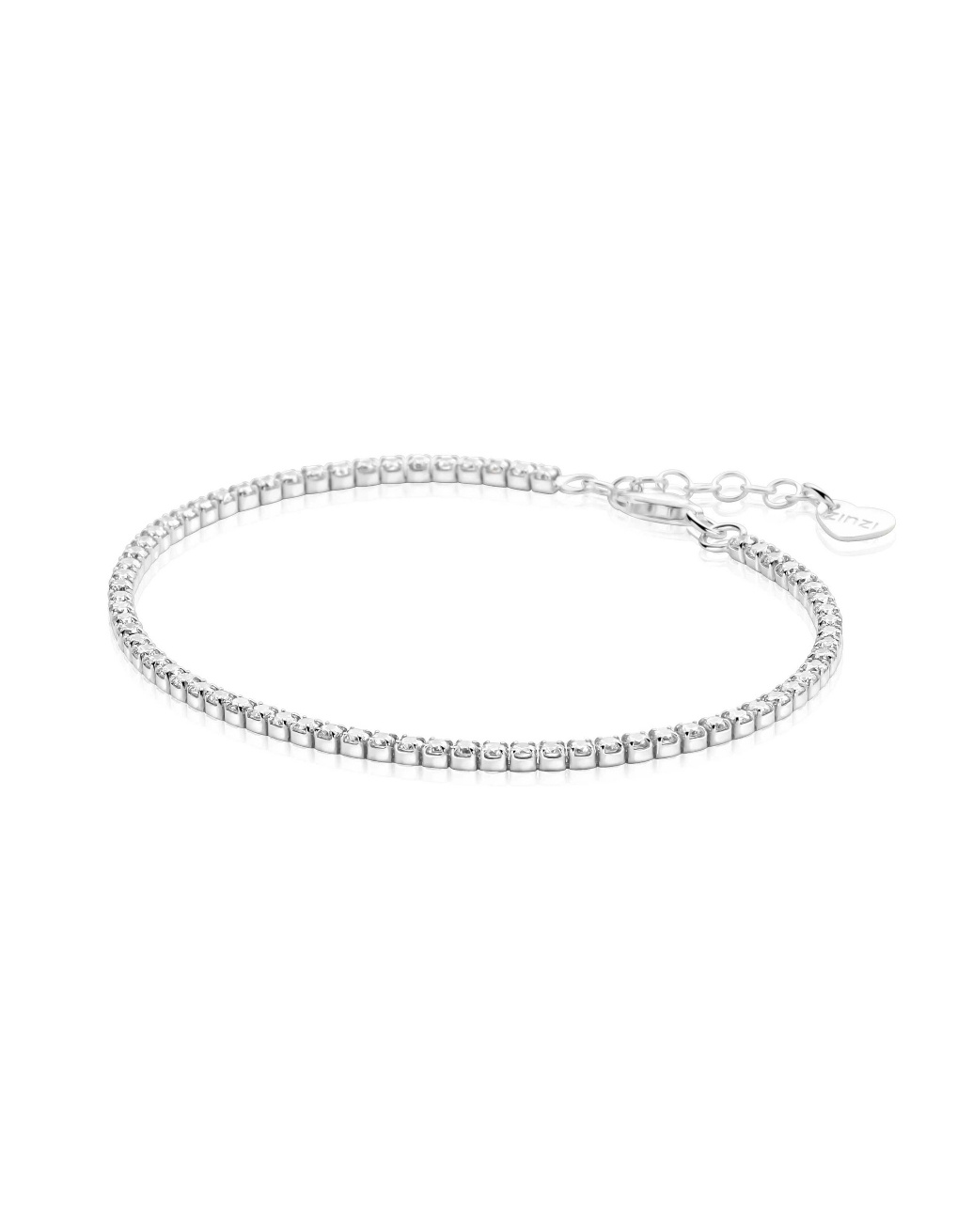 ZINZI zilveren tennisarmband zirkonia's 2.1mm-1