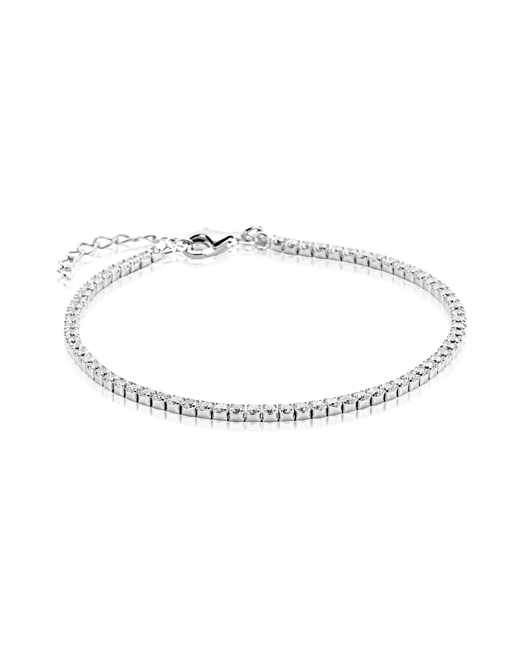 ZINZI zilveren tennis armband zirkonia's-1