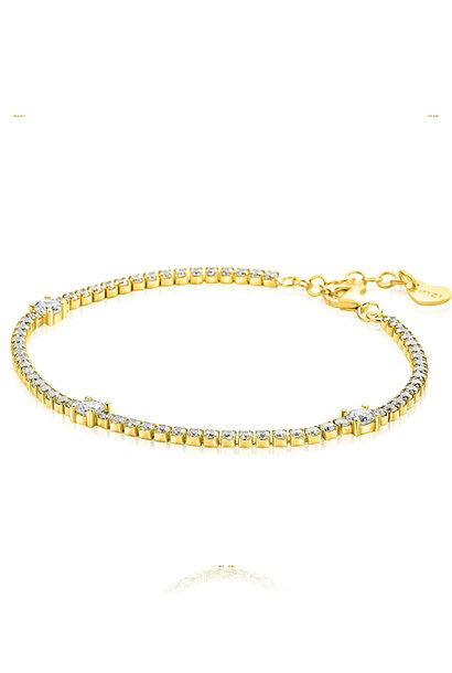 ZINZI zilveren tennisarmband