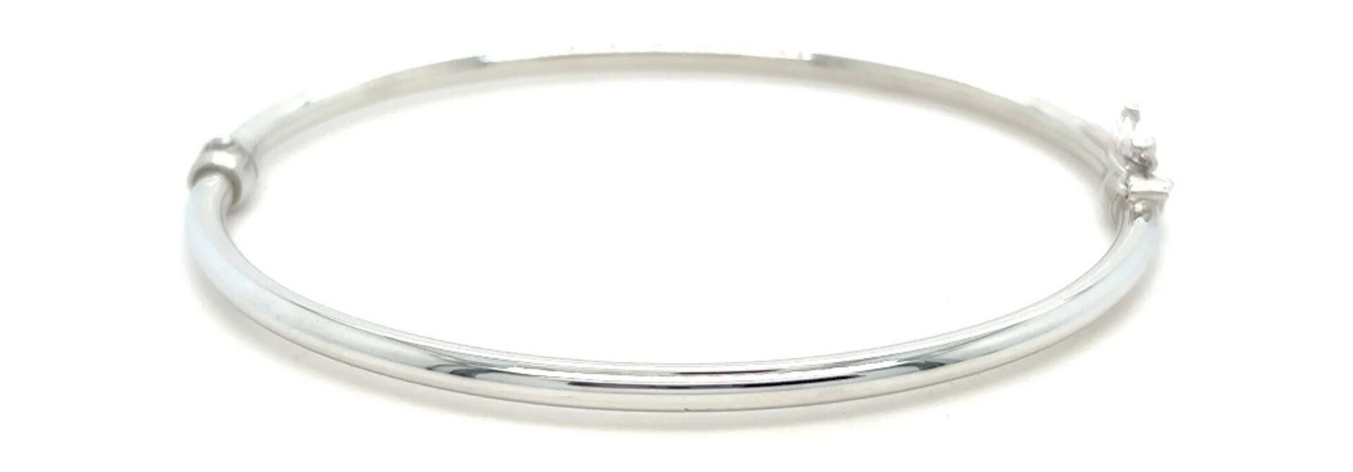 Armband vaste ronde band glad