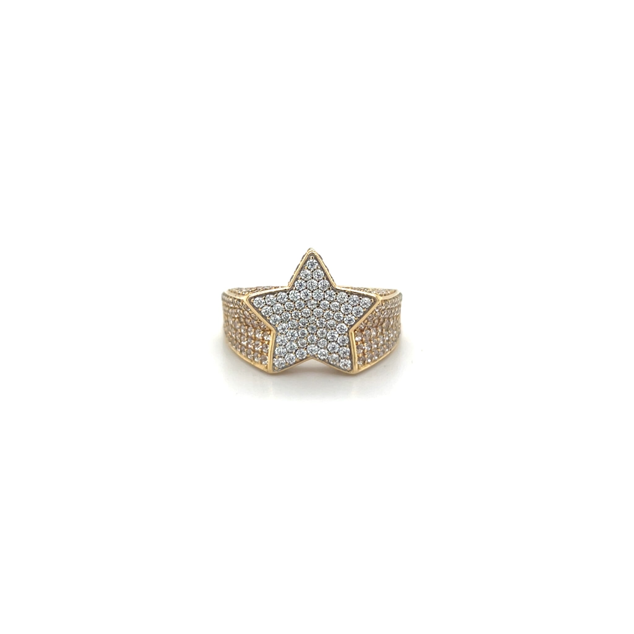 Ring ster bezet met zirkonia's-1