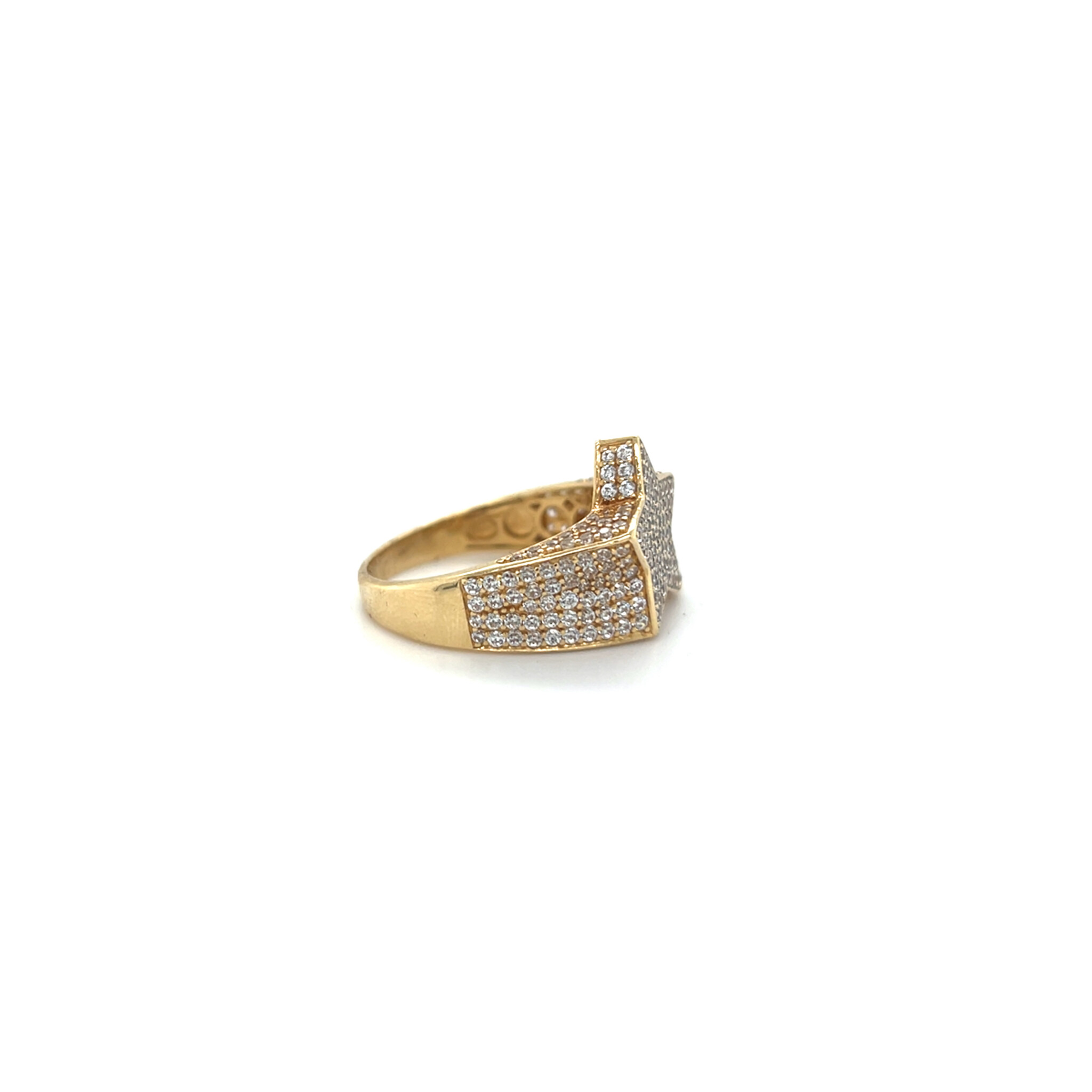 Ring ster bezet met zirkonia's-2