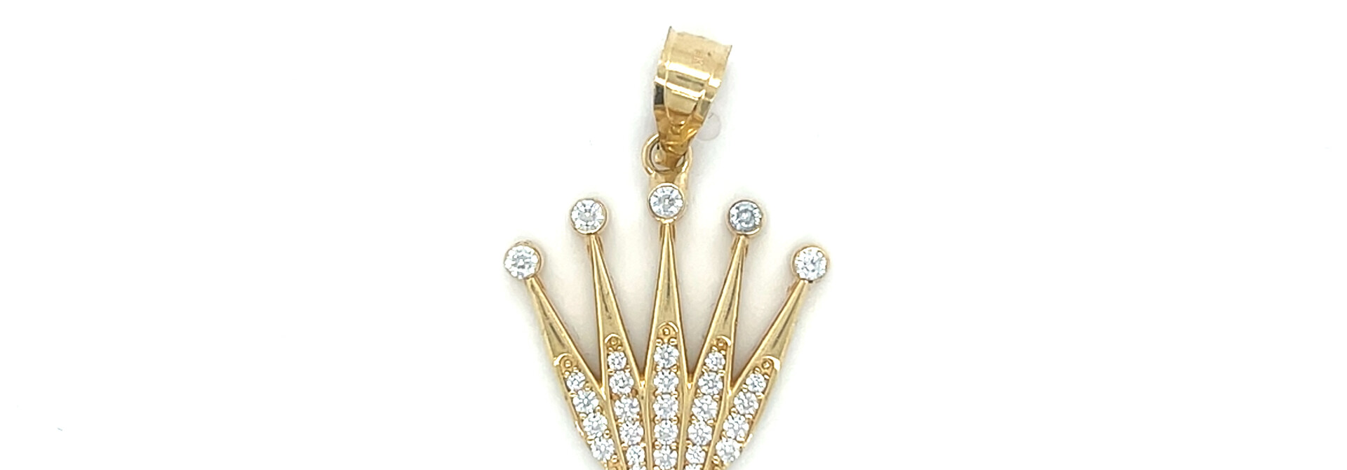 Hanger kroon bezet met zirkonia