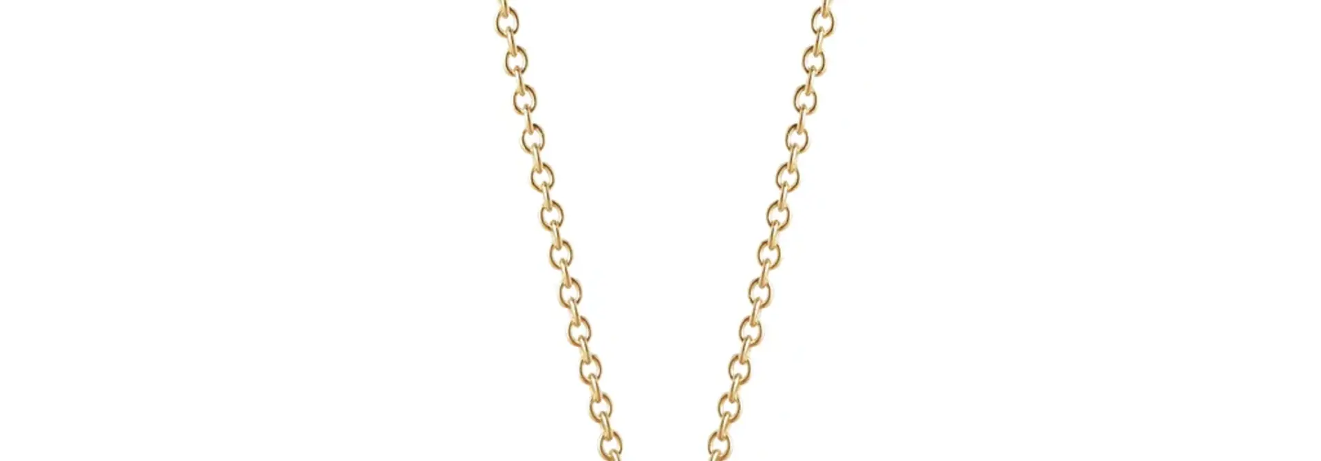 Hanger Sif Jakobs Pendant Princess zilver gold-plated zirkonia
