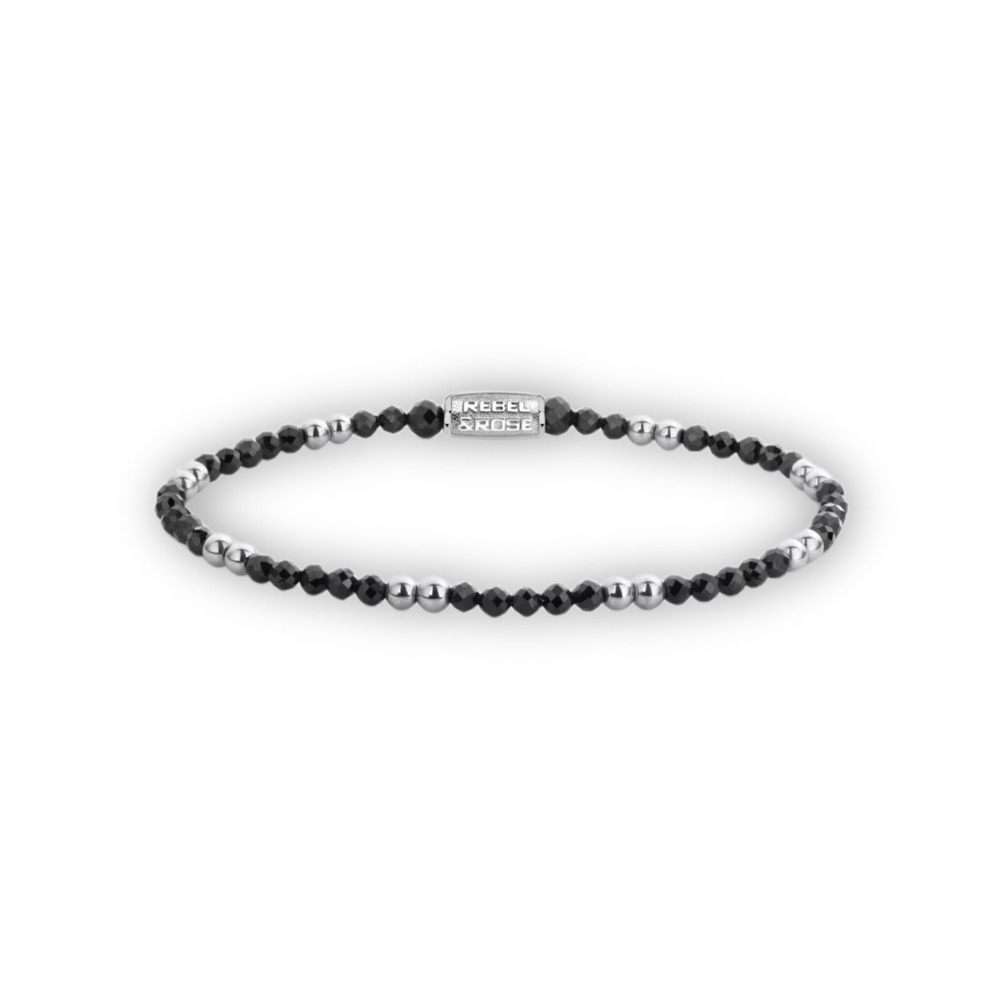Black & Silver-coloured Glam Rocks 3 mm L-1