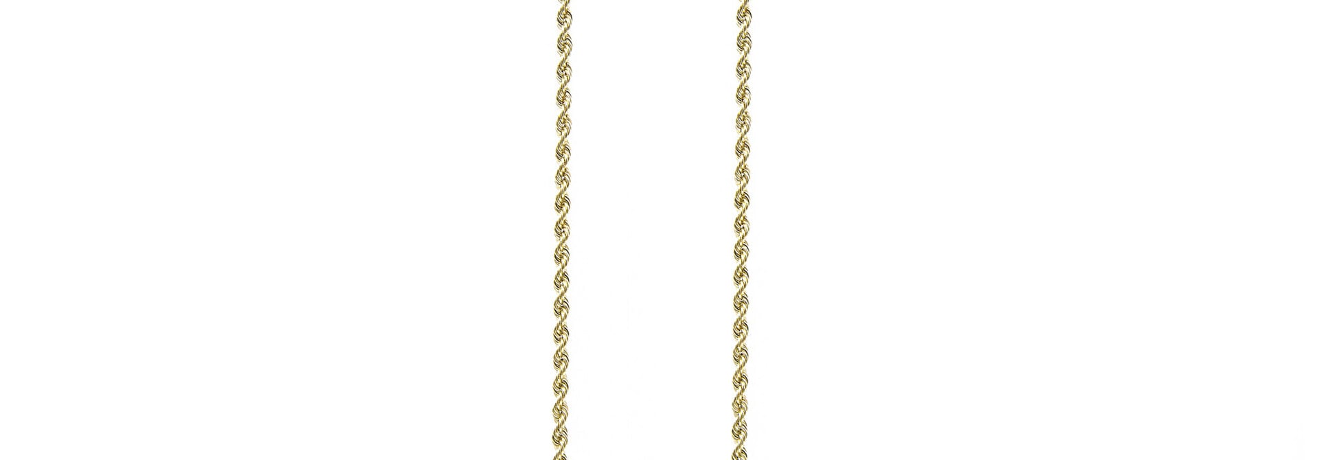Rope chain Nederlands goud 1.8 mm