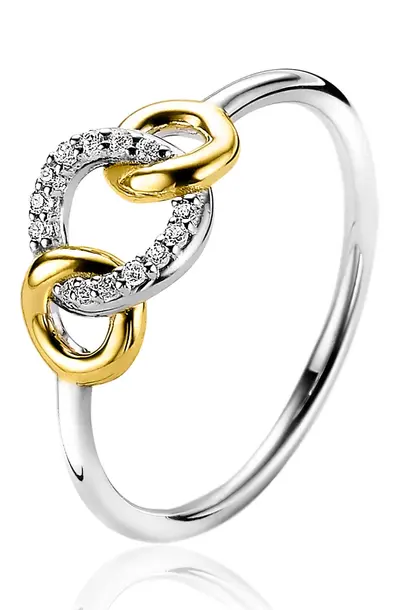 ZINZI zilveren ring