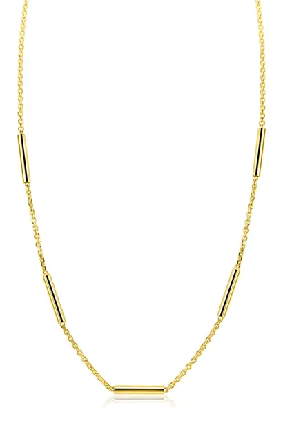 ZINZI zilver gold-plated ketting