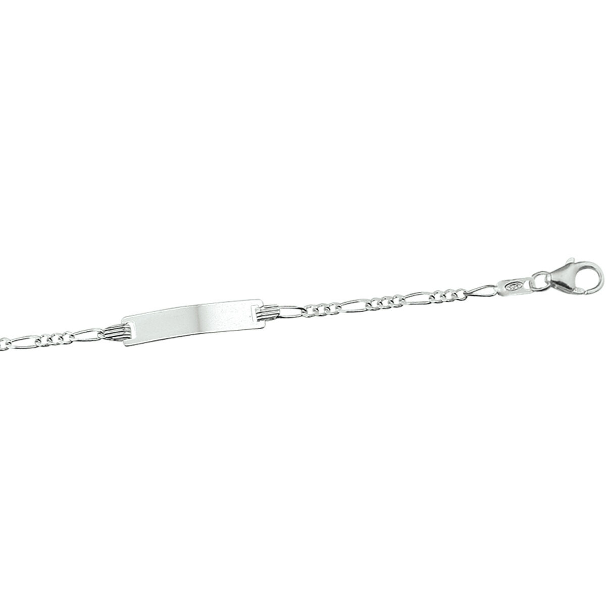 Armband zilver graveerarmband figaro-2