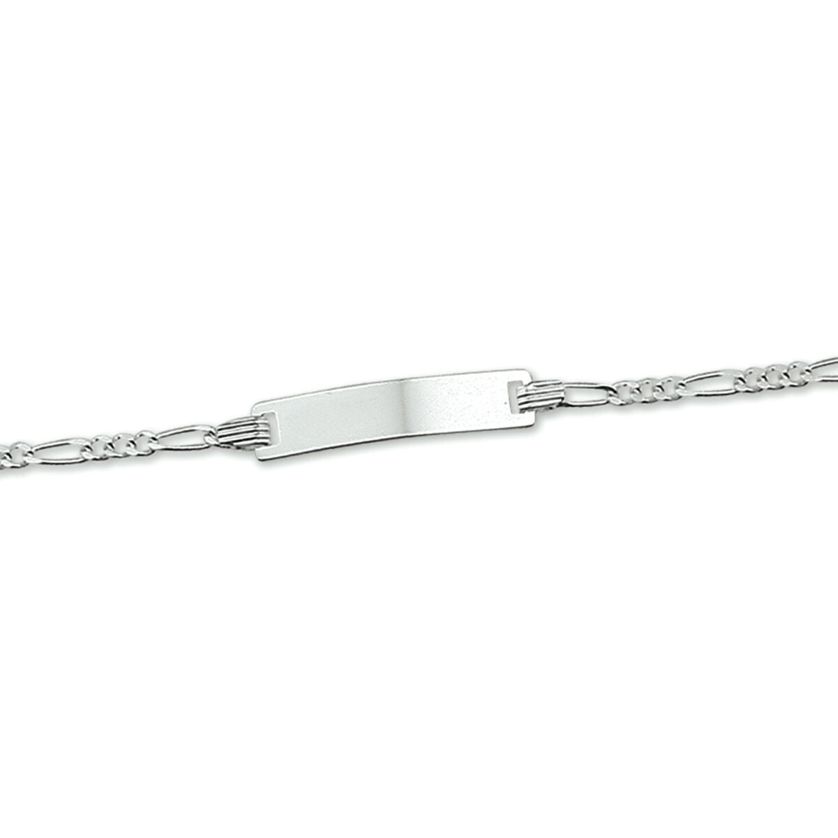 Armband zilver graveerarmband figaro-1