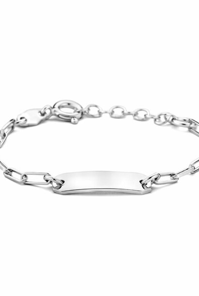 "Graveer schakel" armband