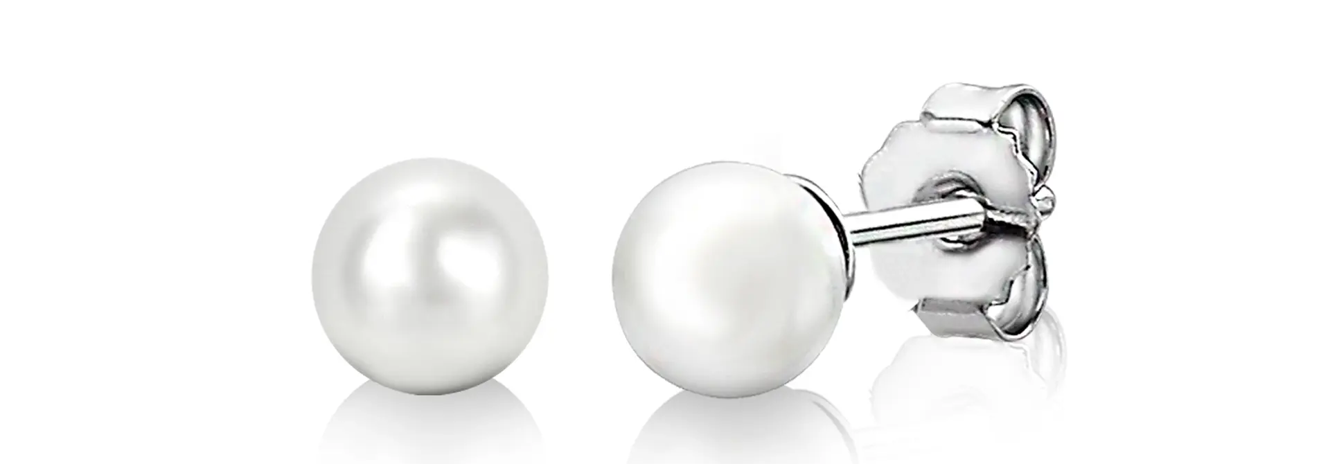 ZINZI zilveren oorsieraden met 6mm parel