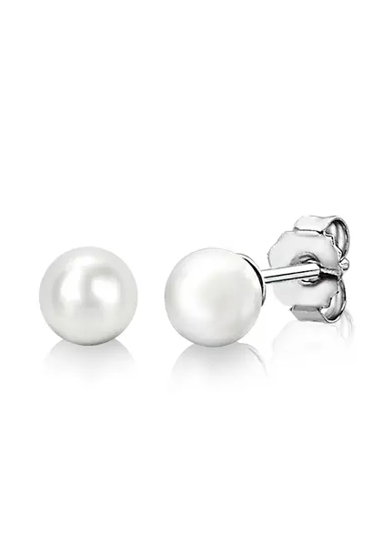 ZINZI zilveren oorsieraden met 6mm parel